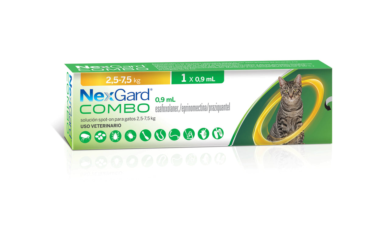 Nexgard Combo Gatos 2,5-7,5kg